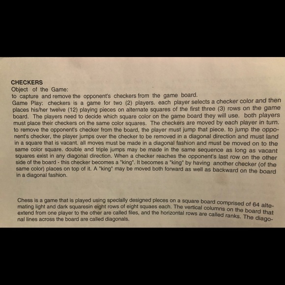 Chess & Checkers Set - Picture 4 of 6